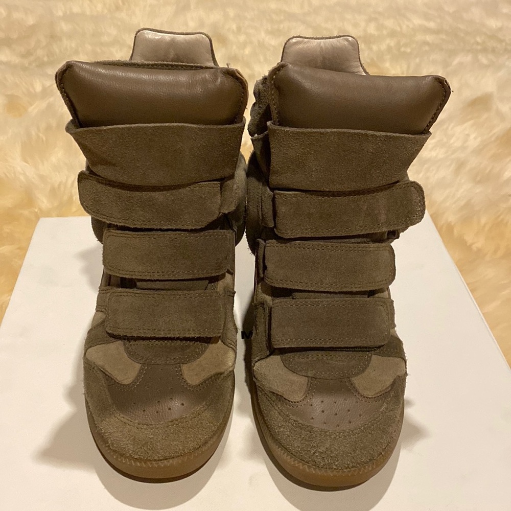 ISABEL MARANT Bekett High Top Wedge Sneaker